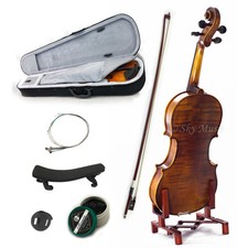 NEW Solid Wood Intermediate Plus 1/10 Violin VN302 w Case Bow Rosin String