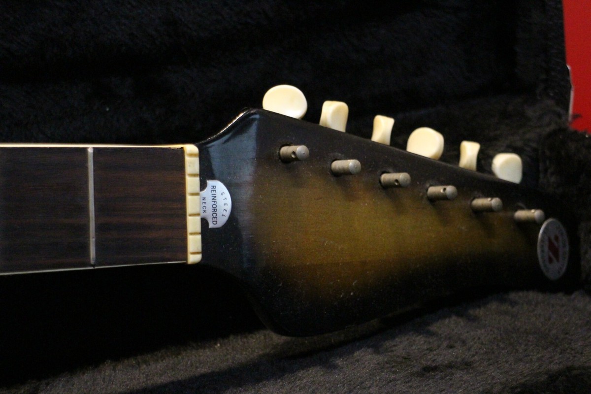 USED Zenon ES-70 Offset Style Electric Guitar Body & Neck Gold