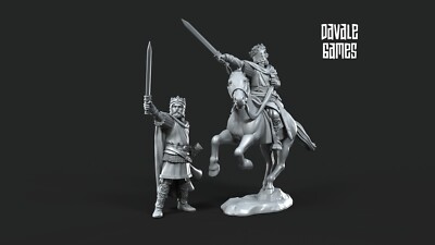 king of Gepids Germanic tribe 28mm miniatures dnd fantasy mittelalter miniaturen