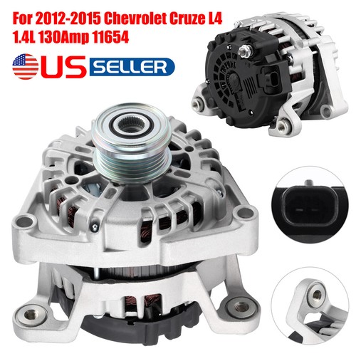 Alternator 11654 130A For 2012-2015 Chevrolet Cruze / 2016 Cruze Limited L4 1.4L - Picture 2 of 9