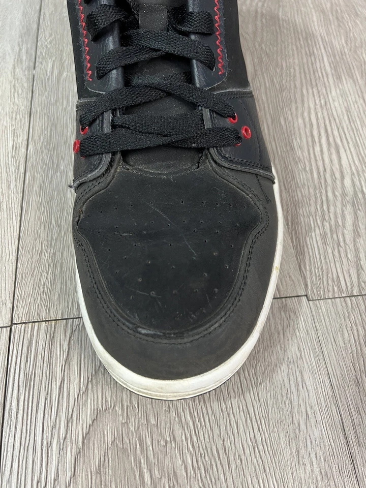 Nike Air Jordan 1 Flight 2 Prem Para hombres Talla 8.5 Negro Gimnasio Rojo Blanco 640603-001 Foto 3 de 4