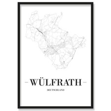 JUNIWORDS Stadtposter, Wülfrath, Weiß, Kuns...