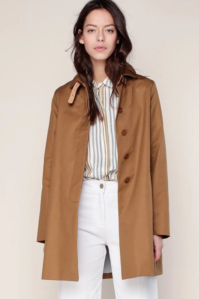 Womens SESSUN Gloria Trench Coat size S eBay