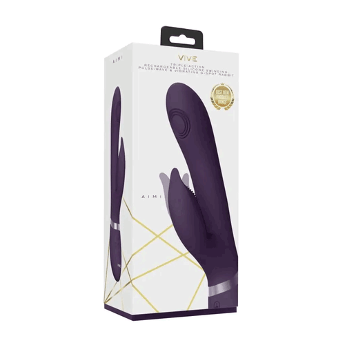 Shots Vive Aimi Pulse Wave Rabbit - Purple - Picture 9 of 9