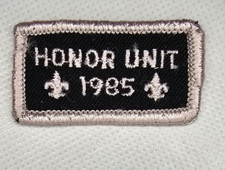 Vintage 1985 Honor Unit Boy Scouts Patch