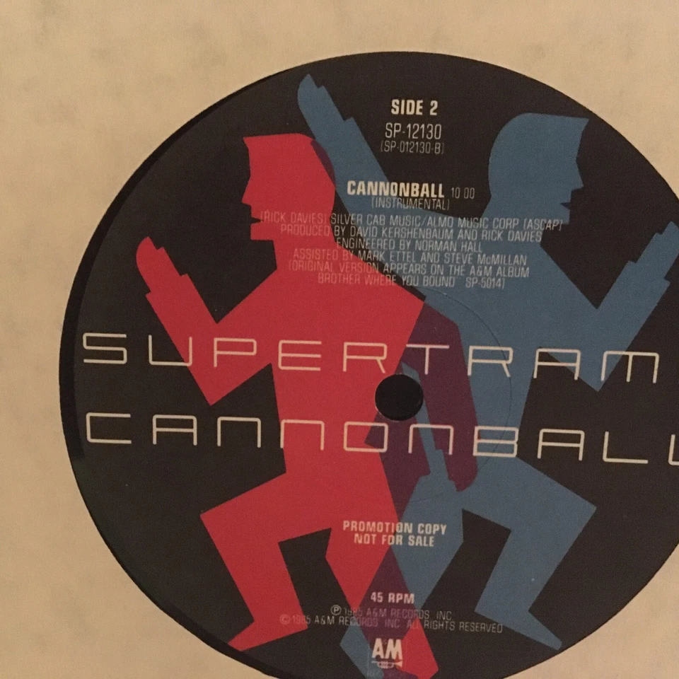 SUPERTRAMP          LP     CANNONBALL   (  PROMO ) - Image 4 of 4