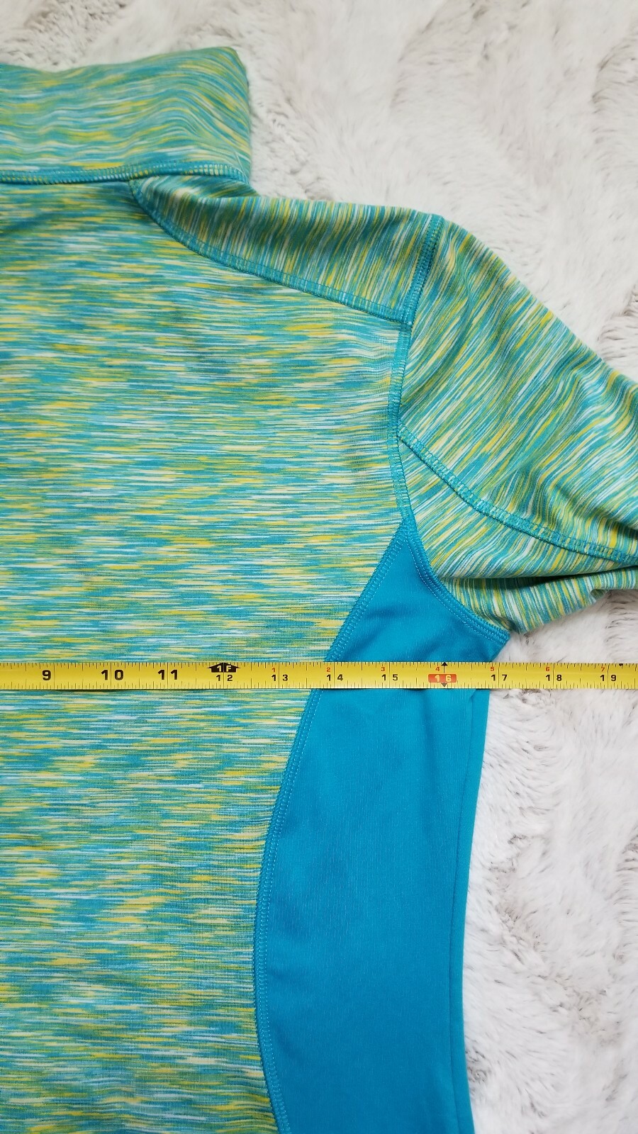 Köppen Blue Yellow Heather Solid Panel Side Full … - image 10