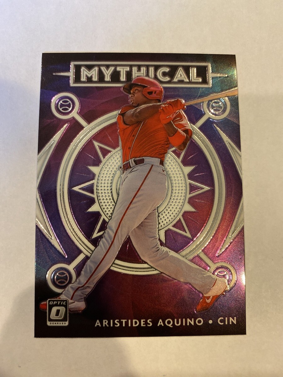 2020 Donruss Optic Baseball Aristides Aquino Mythical Prizm | eBay