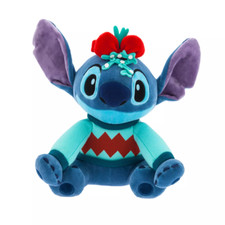 Disney Stitch Holiday Plush   Lilo  Stitch   Medium 14''