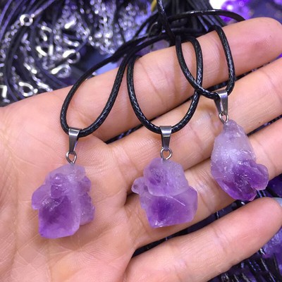 Natural Amethyst Crystal Minerals 