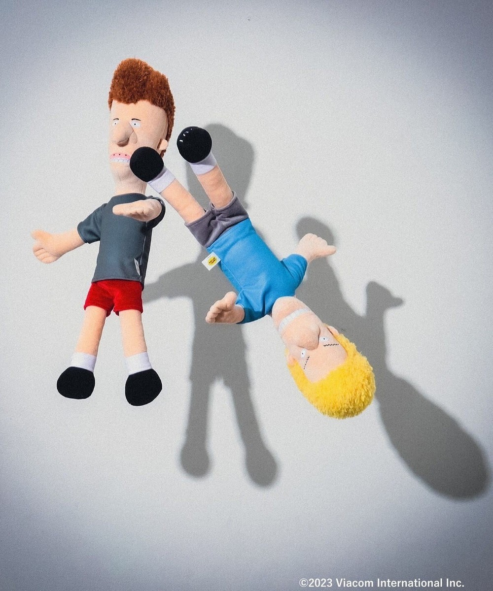 Beavis and Butt-Head ButtHead Plush Toy Set NICI × bPr BEAMS