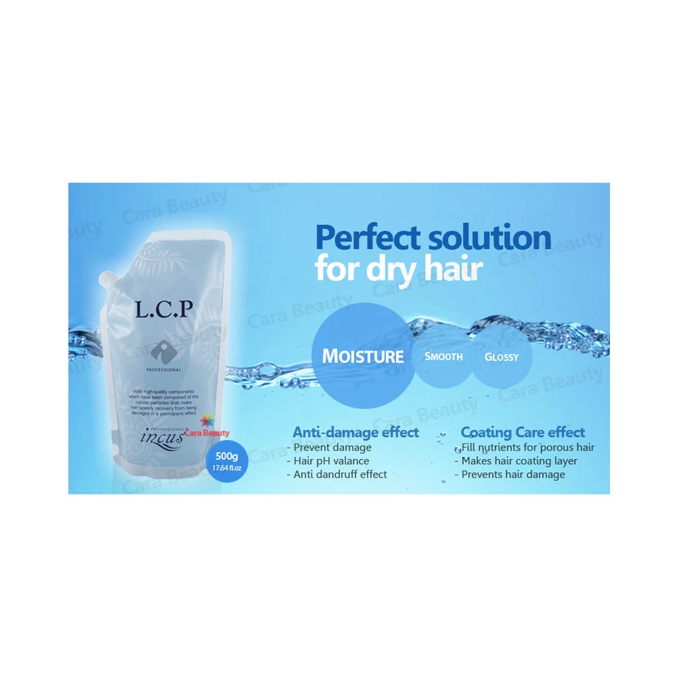 Paquete de mascarilla capilar hidratante incus Professional LCP 500 g (17,64 oz) para cabello seco Foto 3 de 4