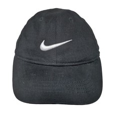 Nike Toddler Strapback Hat Black 100 Cotton Embroidered Swoosh Logo