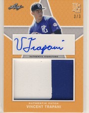 VINCENT TRAPANI 2020 Leaf Perfect Game PG National Showcase PATCH AUTO /3 UIC