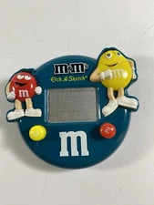 M&M Etch A Sketch Magic Screen Blue Retried Mars 2007 Tested Works