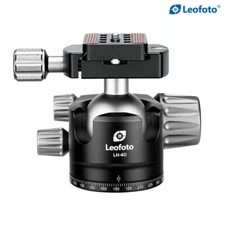 【US Dealer】Leofoto LH-40 Low Profile Ball Head with Quick Release Plate and CASE