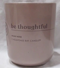Yankee Chesapeake Bay Candle Jar 13 oz Be Thoughtful PEONY ROSE