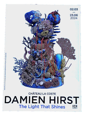 Damien Hirst Five Friends The Light That Shines Chateau La Coste Poster 2023