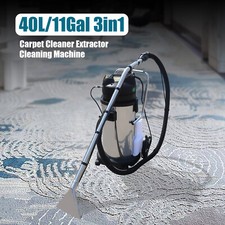 40L 3in1 Commercial Carpet Cleaning Machine, Vacuum Cleaner Extractor