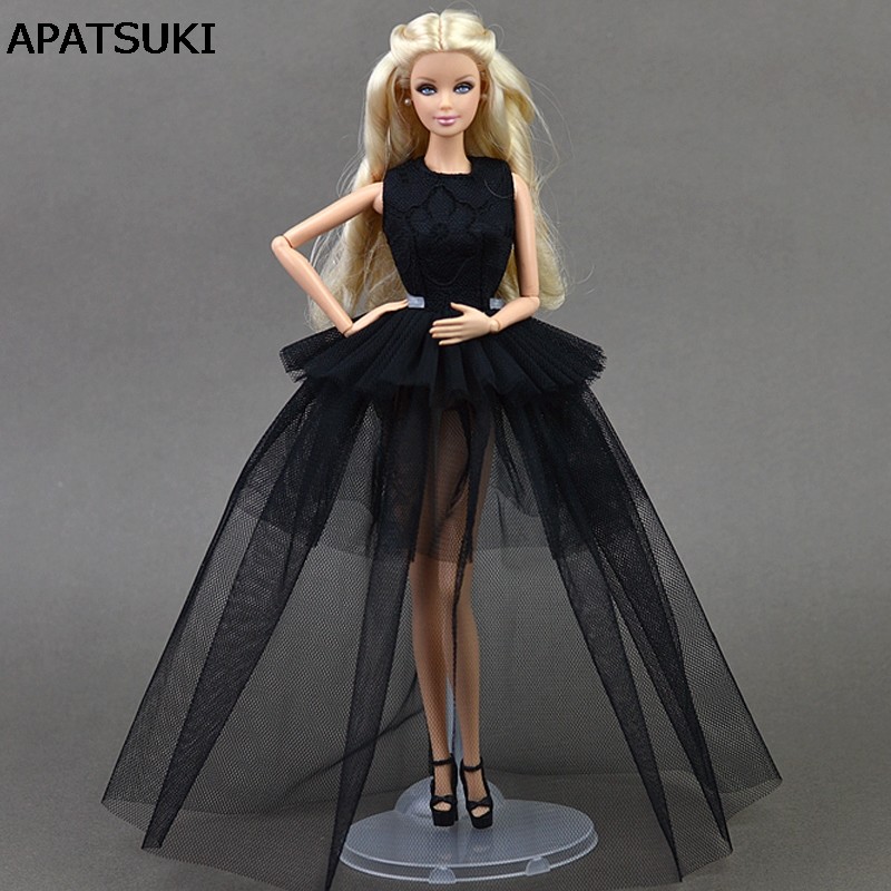 Black Little Dress For 11.5" Dolls Clothes 1/6 Doll Accessories Wedding  Dresses | eBay