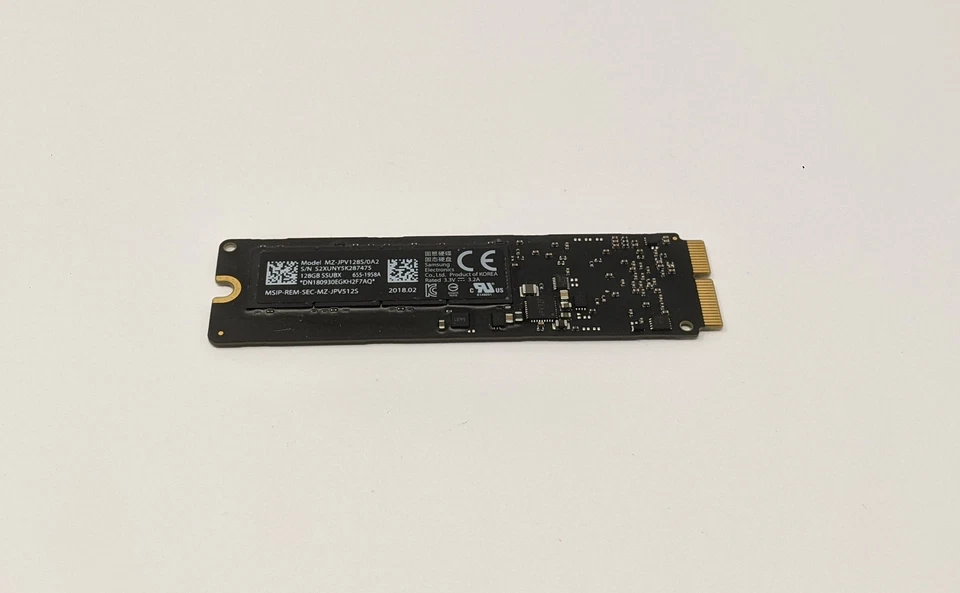 128GB SSD For Apple MacBook A1502 A1398 A1466 Samsung MZ-JPV128S 655-1857 - Image 3 of 4