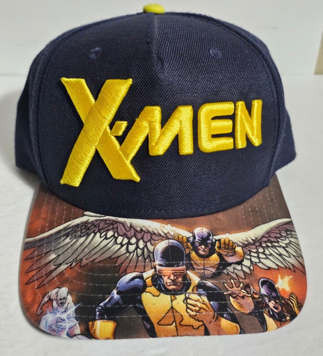 Marvel X-Men Logo Sublimation Bill Snapback Hat Cap Adjustable