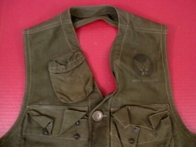 WWII USAAF Army Air Force Type C-1 Emergency Sustenance Vest WWII USAAF Army Air Force Type C-1 Emergency Sustenance Vest