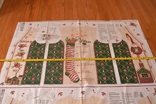 36" Long x 60" Wide Christmas Vest Cotton Panel, Size 8 - 22/Daisy Kingdom,C1669
