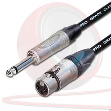 Câble Neutrik Femelle XLR Vers Jack Mono. Mic / Mixeur / DI.