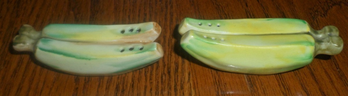 ばななざるページ Vintage Porcelain/Ceramic Bananas Salt & Pepper Shakers Japan | eBay