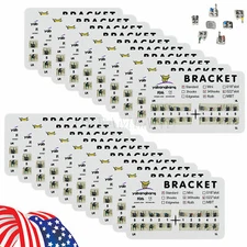 20 Packs Dental Orthodontic Bracket Braces Standard Roth .022 Hooks 3-4-5 USA