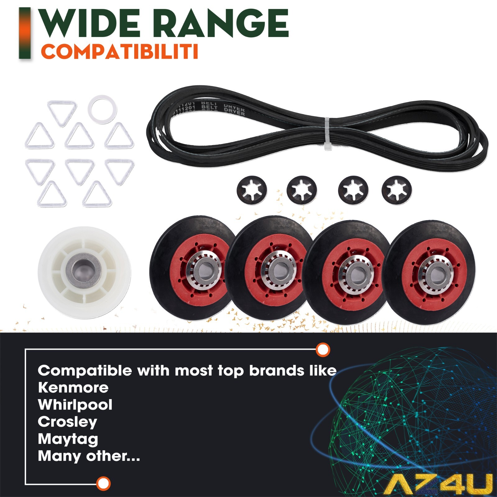 4392067 Kit Manutenzione Riparazione Asciugatrice Per Asciugatrice Idromassaggio - Foto 2