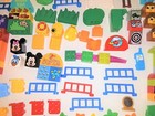Lego Duplo Lot - Genuine Special Pieces-printed signs, and more! 225 Pieces !!!! — photo 6