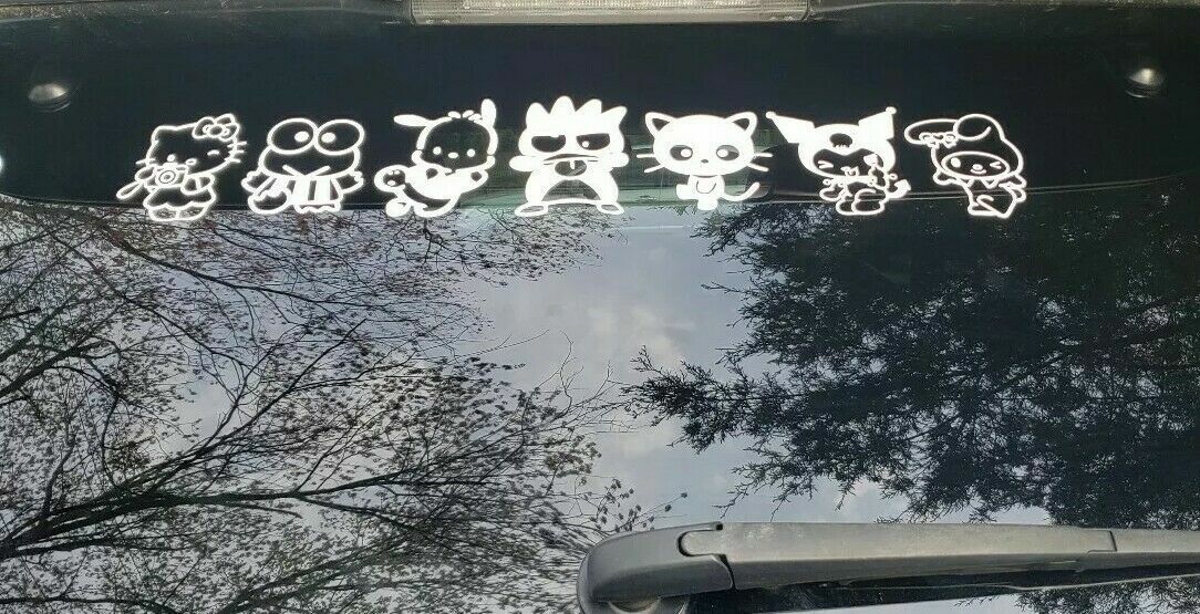 3" Hello Kitty & Friends Sanrio Vinyl Decal Car Laptop Sticker Choose Character