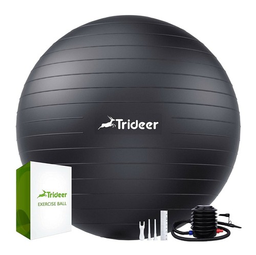 Yoga Ball Extra Thick Exercise for Balance Stability Pregnancy Physical Therapy - 第 1/12 張圖片