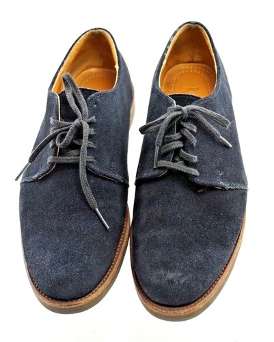 Black Suede Oxford Shoes Vintage style 