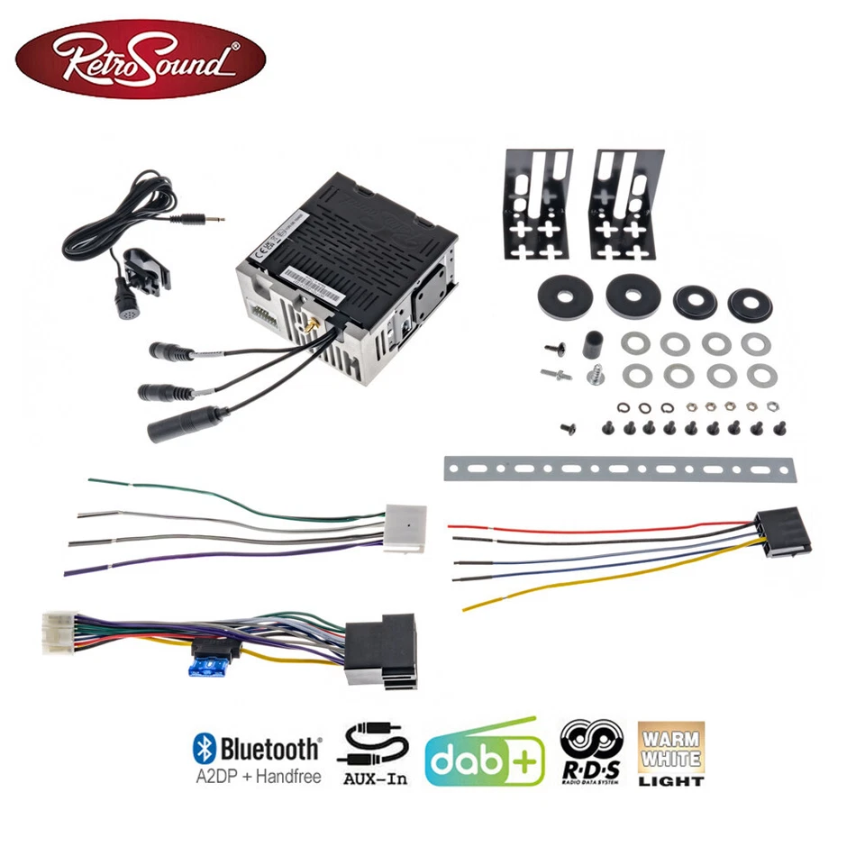 Retrosound Grand Prix Bluetooth Radio DAB+ Retro Autoradio AUX MP3 Motor-1DAB-1 - Bild 2 von 4