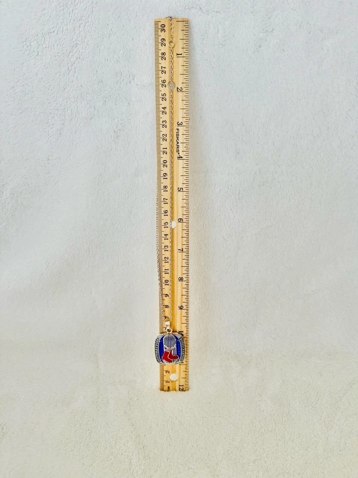 2013 Red Sox World Series Silver Championship Pendant, 🇺🇸 SHIP - Image 4 of 4