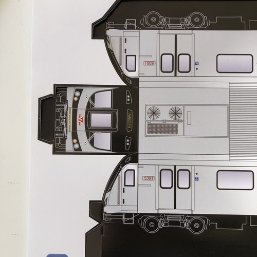 ONE TTC Street Car HO Gauge Paper Model Fold DIY 3D Toy Pliage Toronto - Picture 14 of 20