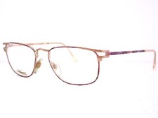 LAURA BIAGIOTTI V613 V13 Women's Metal Eyeglass Frames Vintage Made in Italy NOS