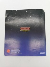 Nintendo NES Zapper Gun Original manual instruction booklet guide