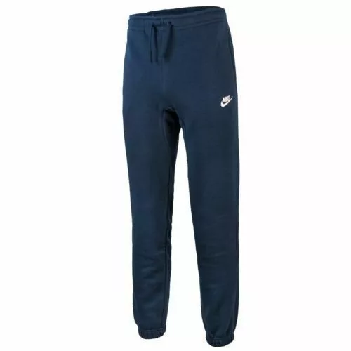Nike blue tracksuit bottoms sales