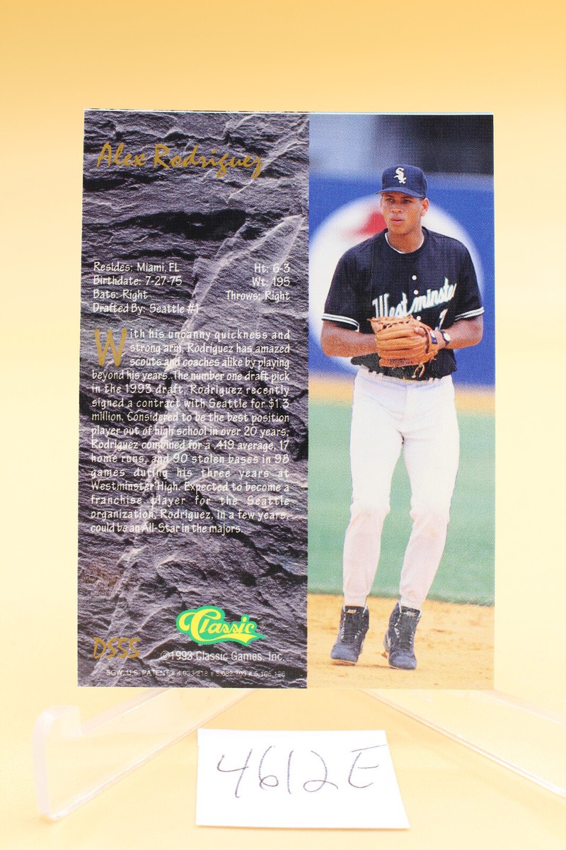 1993 Classic Four Sport Collection Draft Star #DS55 Alex Rodriguez