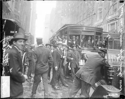 First Street Car To Run After Strike In The Loop Community Area C - Old Photo