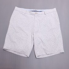 Peter Millar Shorts Mens 36 British Grey Crown Sport Salem Stretch Golf Carts