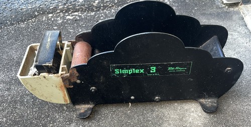 Vintage Antique Simplex No. 3 Shipping Tape Dispenser Drug Store Relic ...