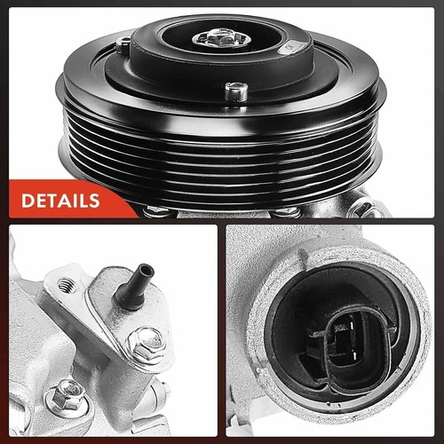 Air Conditioner AC Compressor with Clutch for Toyota Corolla 2009-2010, Matrix - Picture 9 of 9