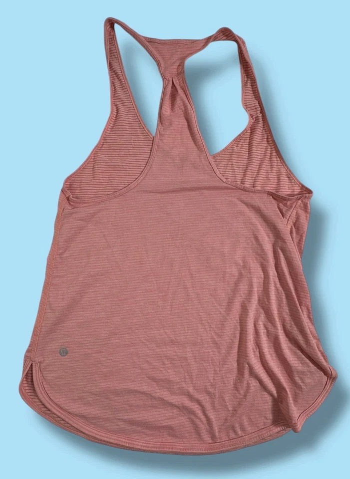 Camiseta sin mangas Lululemon 105 F Singlet coral jaspeado espalda cruzada talla 6 Foto 2 de 4