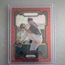 Panini Prizm Olivia Pichardo #196 Brown Bears Red Prizm NCAA Baseball 2024