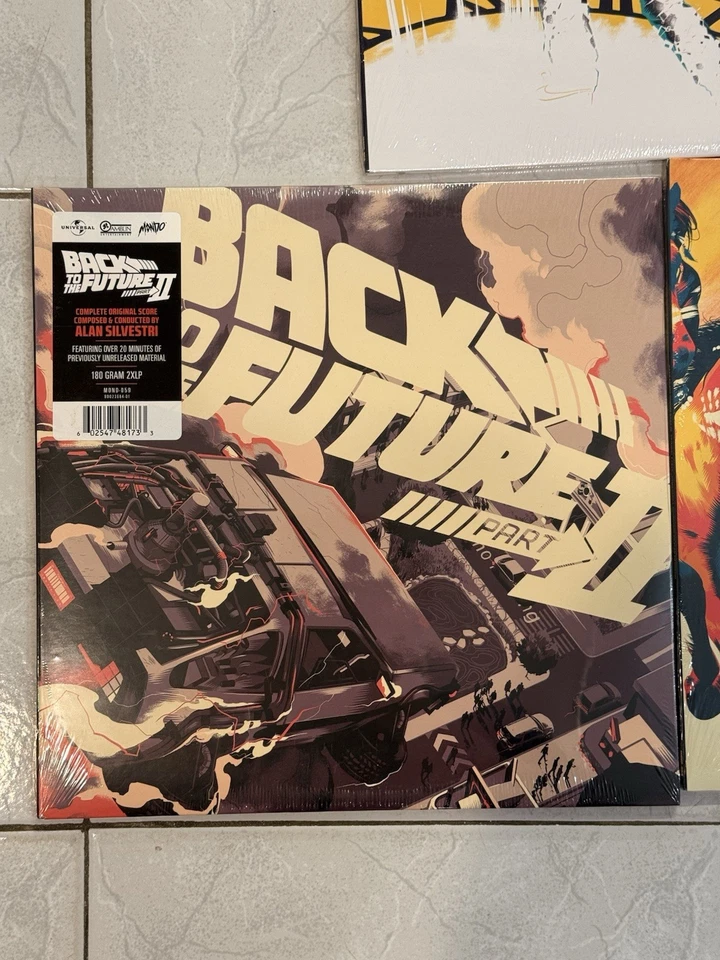Back To The Future Trilogy LOT 1 I & 2 II & 3 III Mondo Vinyl Sealed - Image 4 of 4